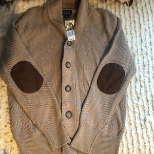 NWT Jos. A. Bank Beige Cardigan